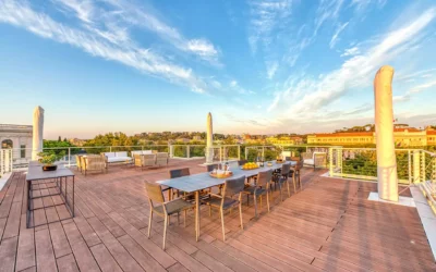 Penthouse 3 chambres avec terrasse vue Tibre à Rome Prati