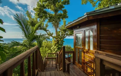 Jamaïque – Port Antonio – Cabane – Location de vacances – 1 chambre – Jacuzzi – Vue sur l’océan