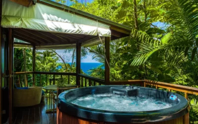 Jamaïque – Port Antonio – Cabane – Location de vacances – 1 chambre – Jacuzzi – Front de mer