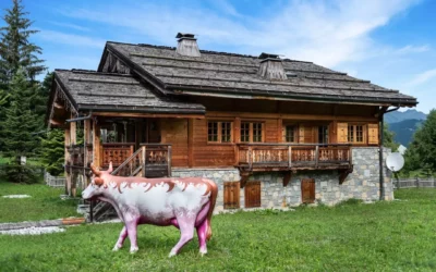 Chalet 5 chambres avec spa à louer à Megève, Alpes