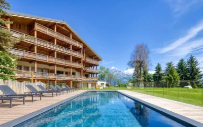 Appartement 4 chambres à louer à Combloux, piscine et spa