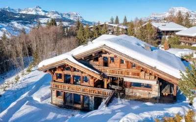 Chalet Megève 4 chambres dortoir piscine sauna location saisonnière
