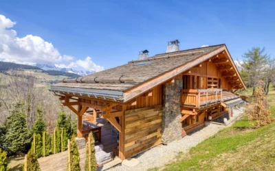 Chalet à Megève, 4 chambres + dortoir, sauna, piscine