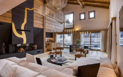 Chalet à Megève à louer, 5 chambres, hammam, 12 personnes