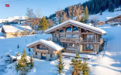 Chalet Megève, 5 chambres, jacuzzi, ski out, 16 personnes