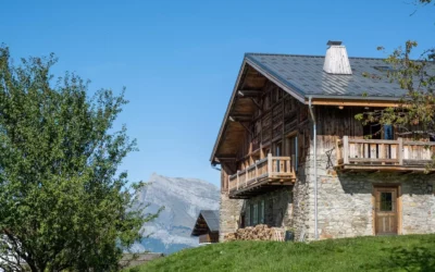 Chalet à Megève, 5 chambres, 14 personnes, vue panoramique