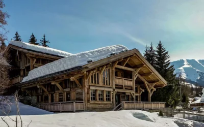 Chalet Megève, 6 chambres, piscine, cinéma, 15 personnes