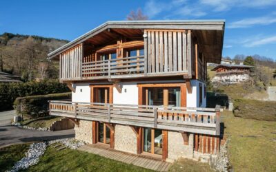 Chalet à Megève, 4 chambres, 8 personnes, local à skis