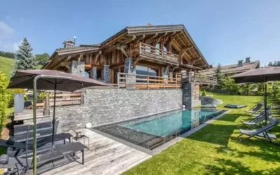 France – Megève – Chalet – Location de vacances – 5 chambres – Piscine – Vue panoramique