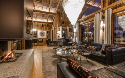 Megève – Location saisonnière – Maison – 13 Personnes – 7 Chambres – 6 Salles de bain – Piscine