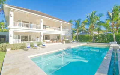 Villa Punta Cana 4 chambres piscine golf salle de sport location