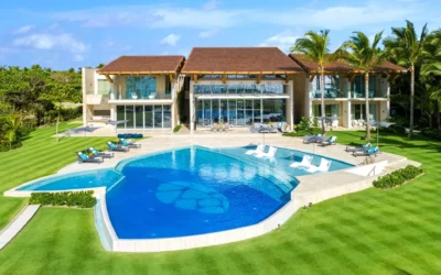 Villa Punta Cana 8 chambres piscine salle de sport cinéma location