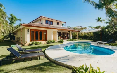 Villa à Punta Cana, 4 chambres, piscine, jacuzzi, plage