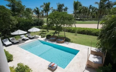 Villa à louer Punta Cana, 4 chambres, piscine, golf, plage