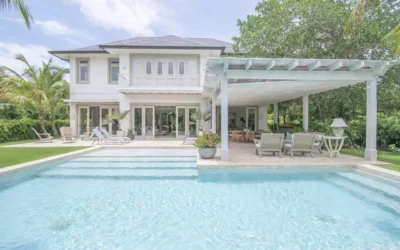 Villa à Punta Cana, 5 chambres, golf, plage, piscine